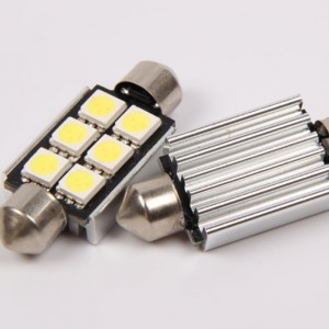 5050 6smd canbus lỗi miễn phí xe ô tô 36mm led đèn chiếu sáng led nội thất
