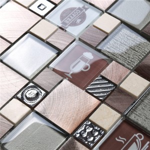 HUV11 Hot bán trang trí nội thất không thấm nước Gạch khảm hình ảnh cho trang trí tường