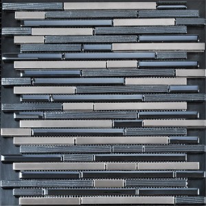 HST08 Thiết kế mới nhất Kính cường lực Nhà bếp Kính hỗn hợp Inox Chìm Gạch ốp lát