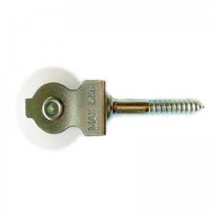 Mắt xoay nylon ròng rọc hợp kim kẽm đúc