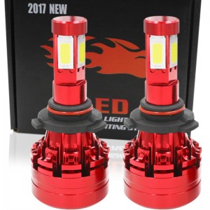 Xe 40W 6000LM siêu sáng COB HB4 9006 canbus led đèn pha 9006 led đèn pha xe led sương mù