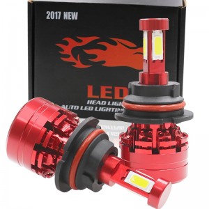 Xe 40W 6000LM siêu sáng COB 9007 canbus led bóng đèn pha 9007 led đèn pha xe led sương mù