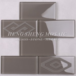 HSP42 Mẫu gạch thủy tinh chất lượng cao Gạch ốp tường cho nhà bếp ốp tường