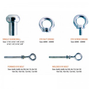 316 Giả mạo vít DIN580