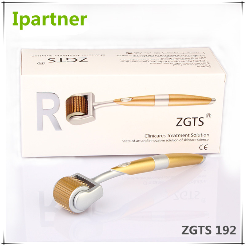 Ipartner Gói mới nhất ZGTS derma roller 192 kim để chăm sóc da mặt và điều trị rụng tóc