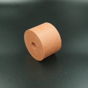 Màu đỏ chống lão hóa Đệm cao su tự nhiên / cột cao su cho các công cụ kiểm tra xe