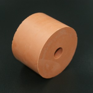 Màu đỏ chống lão hóa Đệm cao su tự nhiên / cột cao su cho các công cụ kiểm tra xe