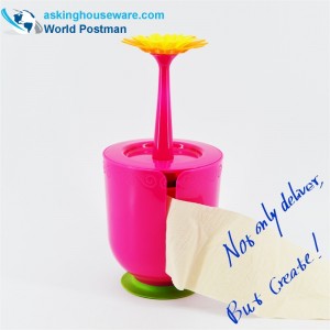 Hộp đựng khăn giấy hình hoa Akbrand