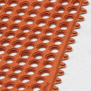 Cao su SBR lồng vào nhau Thảm cao su thoát nước cho khu nghỉ mát trượt tuyết và sân chơi