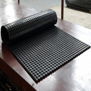 Chống vi khuẩn có gân Cao su thoát nước thảm sàn lỗ cao su cho phòng tắm và nhà vệ sinh