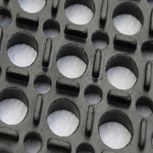 Chống xé rách cao su giảm xóc thảm cao su thoát nước cho sàn khách sạn