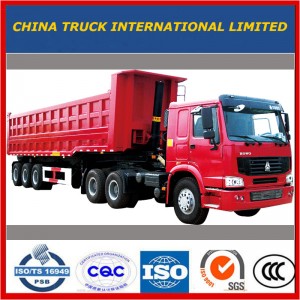 Trailer xe tải 3 trục CIMC Trailer Trailer / Semitrailer / Semi-Trailer / Semi-Trailer để bán