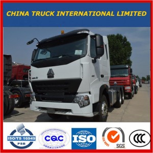 Sinotruk HOWO A7 6 * 4 10 Bánh xe 420hp Đầu xe tải hạng nặng Diesel / Đầu máy xúc lật / Đầu kéo máy kéo