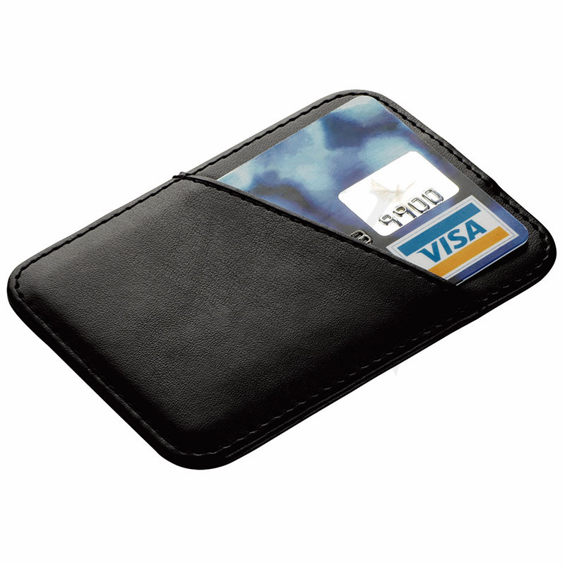 Túi thẻ tín dụng PU / kim loại có tiền Clip_B86399