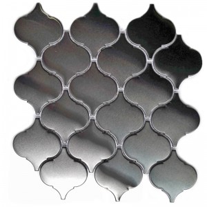 Thiết kế mới Tường gạch không gỉ Đèn lồng hình dạng Gạch khảm cho Nhà bếp BackStation