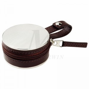 Đồng hồ báo thức du lịch PU / kim loại có khung ảnh_B86421