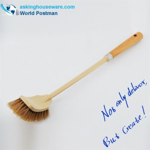 Bàn chải nhà vệ sinh Akbrand Xử lý bãi biển với vòng thép không gỉ