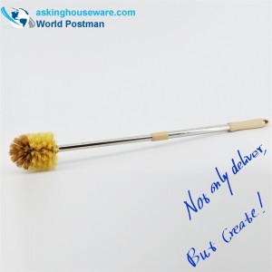 Bàn chải nhà vệ sinh Akbrand Bàn chải đàn hồi bằng thép không gỉ