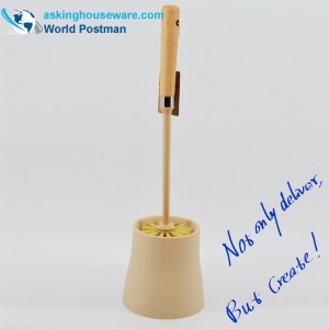 Bàn chải nhà vệ sinh Akbrand Bộ bàn chải bãi biển với giá đỡ mờ