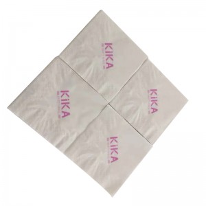Chất lượng cao Logo tùy chỉnh In giấy Napkin Khách sạn và nhà hàng Khăn ăn tự nhiên