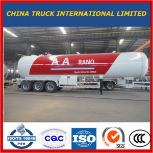 Tiêu chuẩn ASME 60cbm / 30 tấn LPG / Propane / Butan Lưu trữ / Trailer bình gas