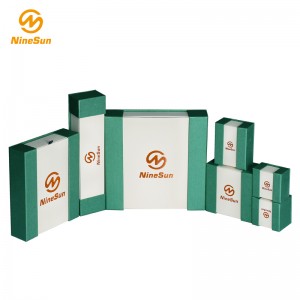 Giá rẻ Logo tùy chỉnh In White Tông Quà tặng Hộp trang sức