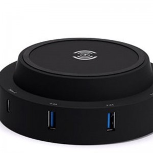 Sạc điện thoại di động không dây với trạm sạc USB đa cổng