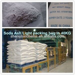 Soda Ash ánh sáng và soda soda đậm đặc 99,2%