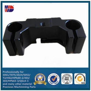 Tùy chỉnh cắt máy phay CNC Phần nhôm với anodized phun cát