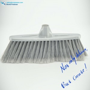 Đầu chổi nhựa màu xám Akbrand với khẩu độ dài và mỏng trong bảng cọ