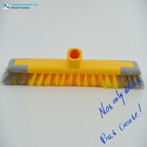 Bàn chải đẩy kích thước nhỏ của Akbrand với chủ đề xiên hẹp Bàn chải vuông hẹp Bàn chải cứng PP ngắn