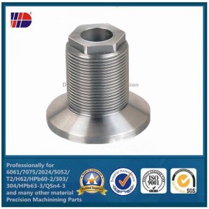 thép không gỉ kim loại nhôm Chính xác CNC quay bộ phận gia công