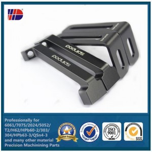 hIgh Phần gia công CNC bằng nhôm chính xác với phun cát và anoidze