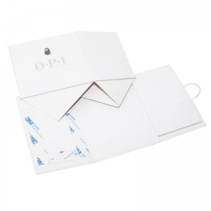 Tùy chỉnh in ấn bạc lá Logo bóng cán màng hộp đóng gói có thể gập lại