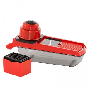 Nhà bếp Máy thái rau có thể điều chỉnh Lưỡi thép không gỉ Thực phẩm Trái cây Julienne Máy cắt thịt Chopper Grater