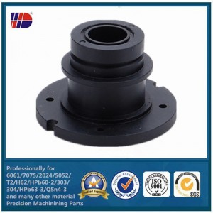 Gia công nhựa POM chính xác màu đen cho các bộ phận nhựa tùy chỉnh