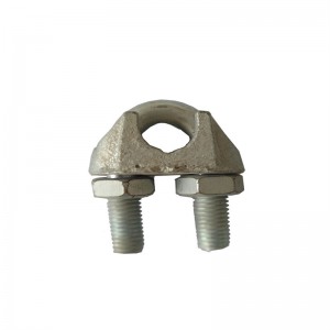 DIN741 Kẹp dây có thể uốn được mạ kẽm / Kẹp dây