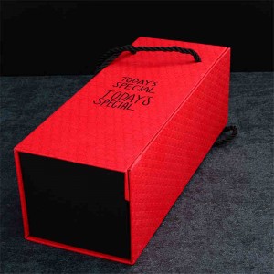 Tùy chỉnh Luxury Gift Paper Cardboard Matte Black Box Bao bì