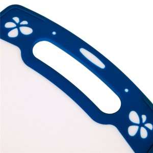 Bàn cắt bếp an toàn cho máy rửa chén không màu đen BPA có tay cầm (Bộ 3 miếng)