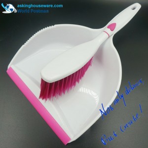 Akbrand với hình trái tim Trang trí chổi quét bụi Bàn chải cửa sổ Squeegee Dish Brush Chà Bàn chải 4in1 Dụng cụ làm sạch Set