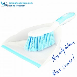 Chổi quét bụi Akbrand với chổi TPR tại Tay cầm TPR của Dustpan