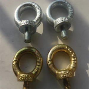 Trung Quốc Nhà cung cấp Phần cứng Giàn cường độ cao Phần cứng M24 Nâng thép DIN580 Eye Bolt