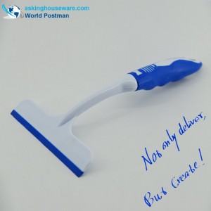 Akbrand Squeegee kích thước nhỏ vuông với tay cầm TPR mềm