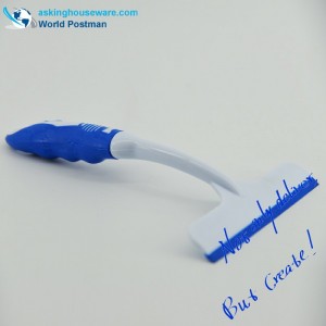 Akbrand Squeegee kích thước nhỏ vuông với tay cầm TPR mềm