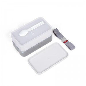 BPA miễn phí thân thiện với môi trường lò vi sóng văn phòng / trường học trẻ em hộp bento nhựa trẻ em