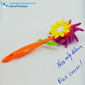 Akbrand Kitchen Dish Pot Cleaning Duster với trang trí hướng dương