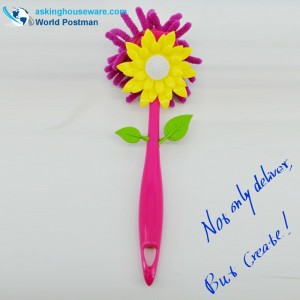 Akbrand Kitchen Dish Pot Cleaning Duster với trang trí hướng dương