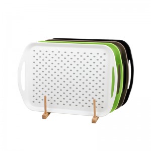 PP nhựa hình chữ nhật thức ăn nhanh khay phục vụ