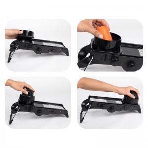 Máy cắt lát Mandoline có thể điều chỉnh với Máy cắt rau xoắn ốc cho nhà bếp