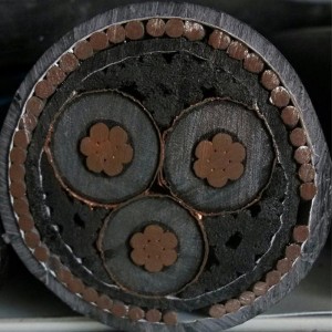 3core 1core 400mm2 Cáp bọc thép Swa / Cáp điện